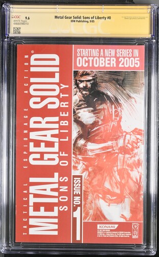 Metal Gear Solid #0 - CGC Signature Series 9.6