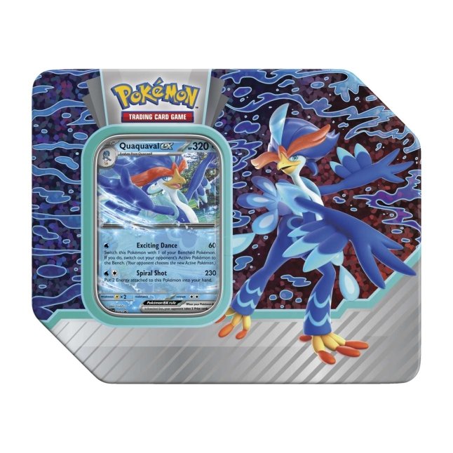 Pokémon TCG: Paldea Partners Tin - Quaquaval ex - Quaquaval ex - Quaquaval ex - Quaquaval ex - Quaquaval ex - Quaquaval ex - Qua