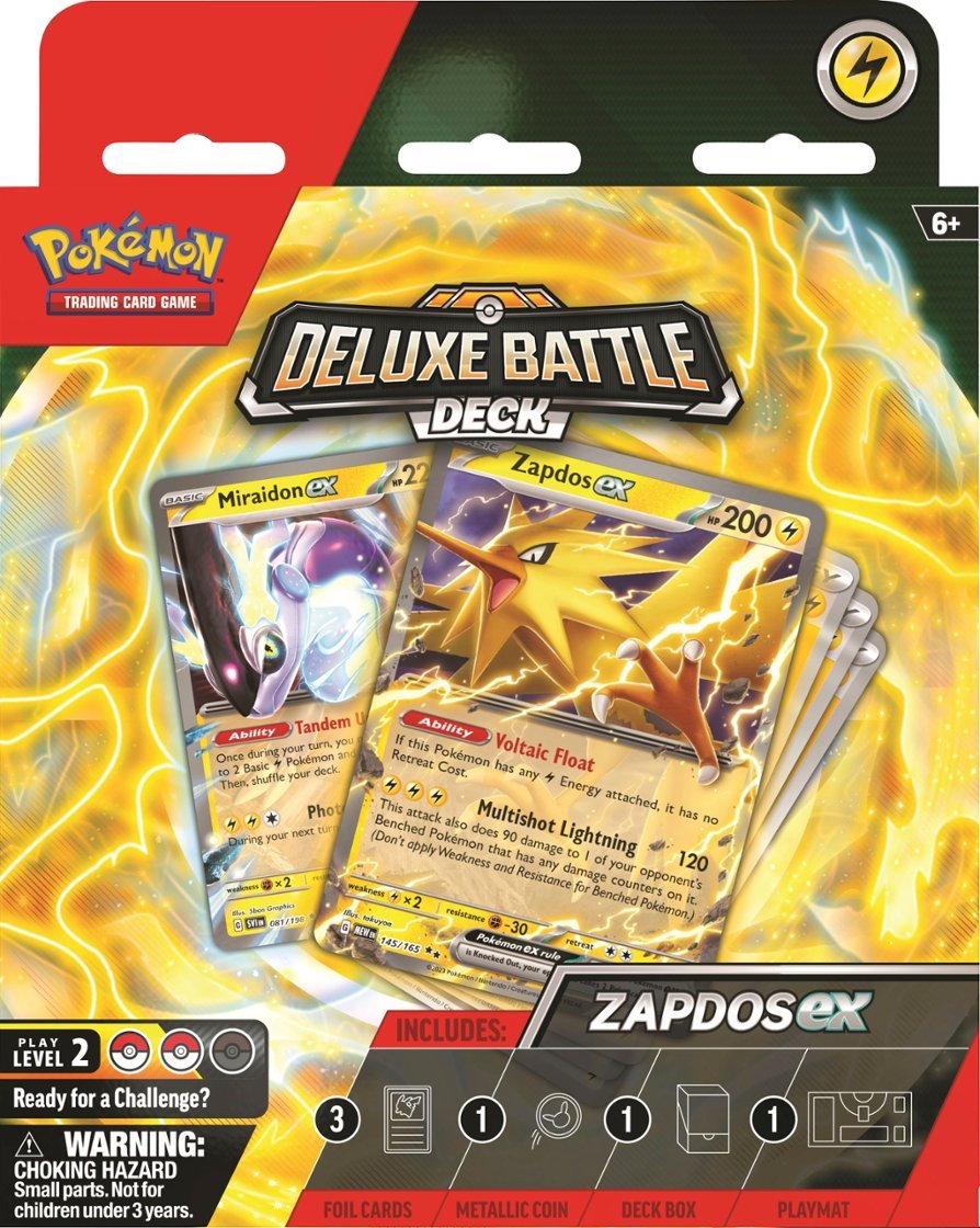 Pokémon TCG - Ninetales ex or Zapdos ex Deluxe Battle Deck