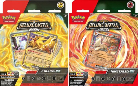 Pokémon TCG - Ninetales ex or Zapdos ex Deluxe Battle Deck