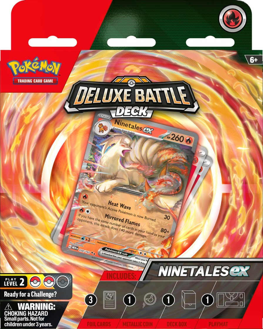 Pokémon TCG - Ninetales ex or Zapdos ex Deluxe Battle Deck