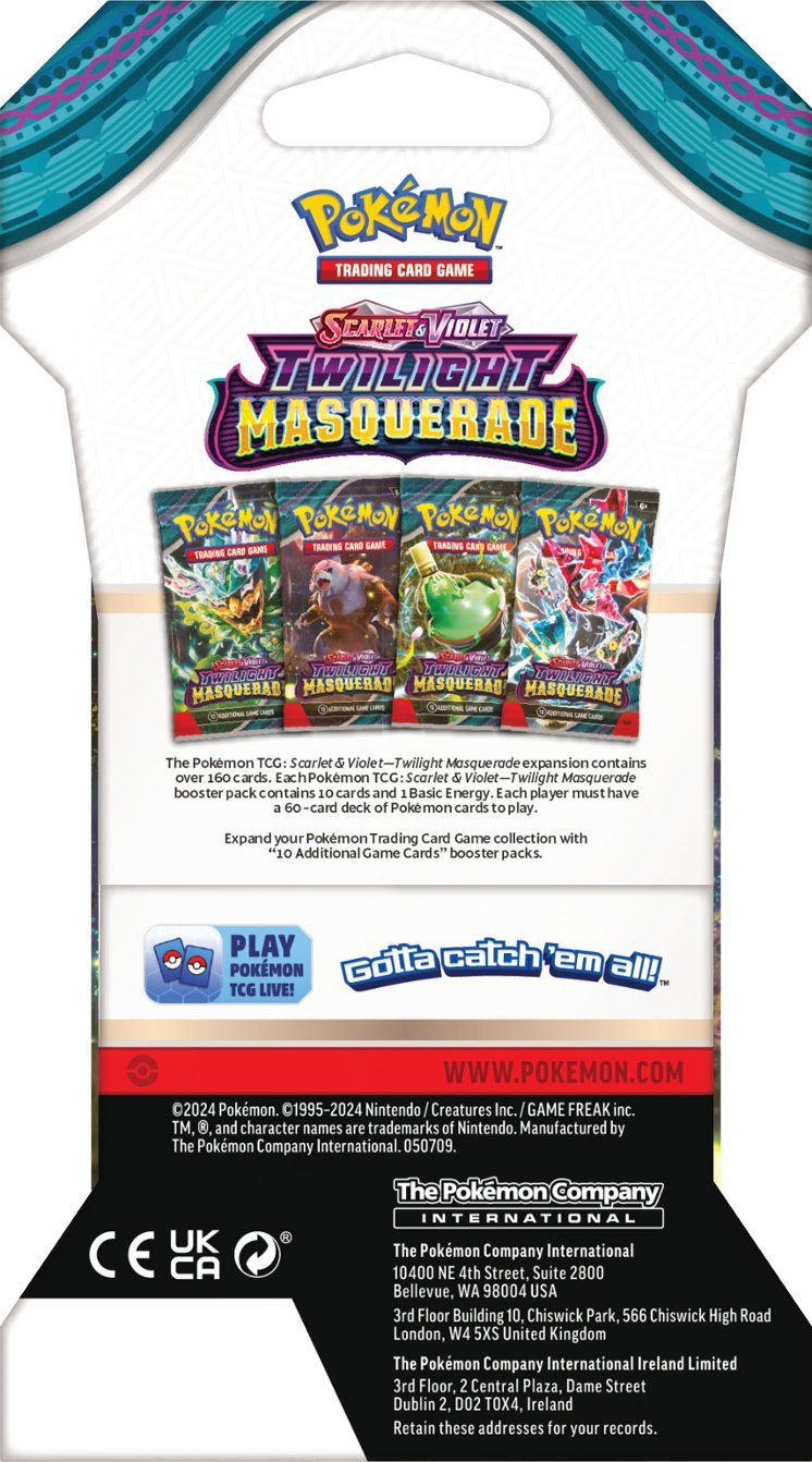 Pokémon TCG - Twilight Masquerade Sleeved Booster Pack