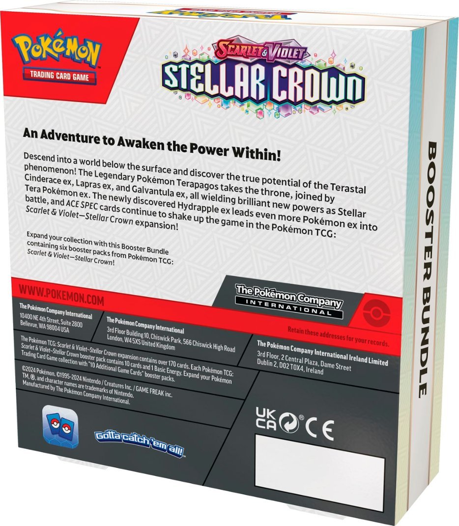 Pokemon TCG - Stellar Crown - Booster Bundle