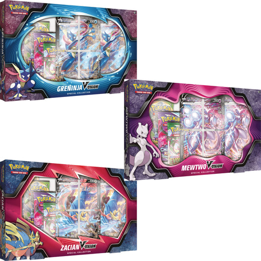 Pokemon TCG - Greninja/Mewtwo/Zacian V Union Special Collection