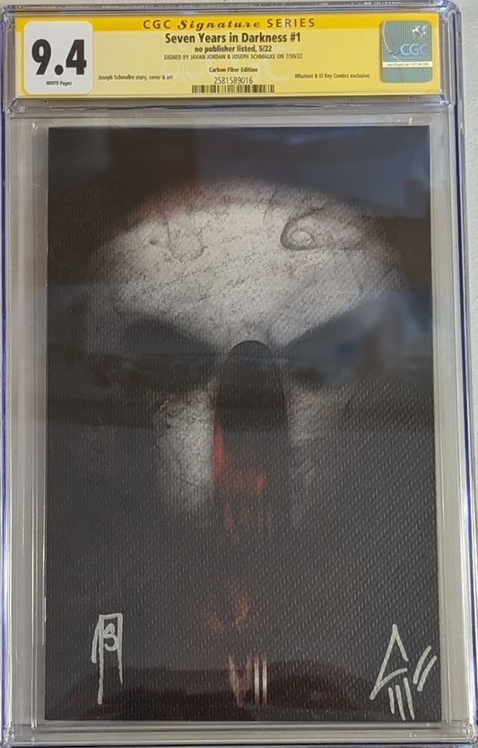 Seven Years in Darkness #1 Carbon Fiber Edition - CGC Signature Series 9.4