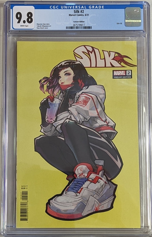 Silk #2 Besch Variant Cover - CGC Graded 9.8