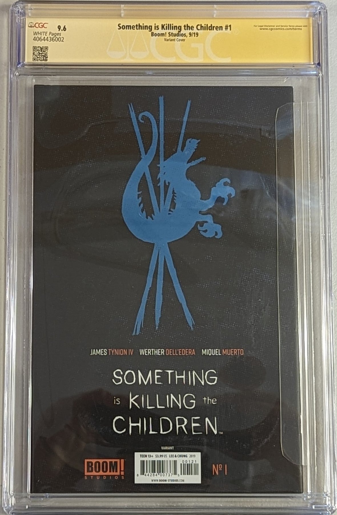 Something is Killing the Children #1 Jae Lee Variant - CGC Signature Series 9.6 (Signed by Tynion/Dell'Edara)