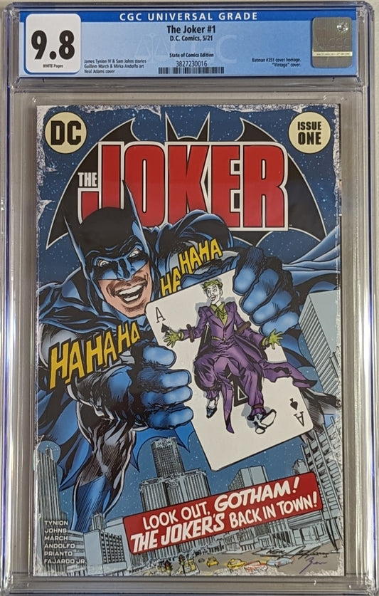 The Joker #1 Neal Adams Variant - CGC Graded 9.8