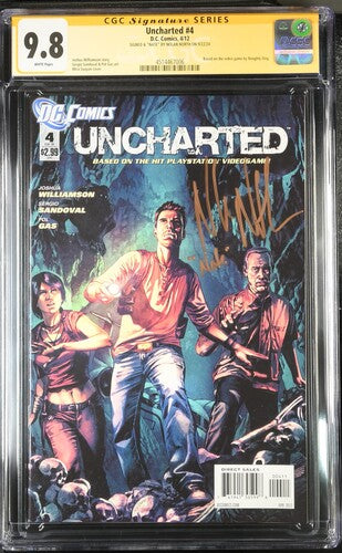 Uncharted #4 - CGC Signature Series 9.8 Nolan North