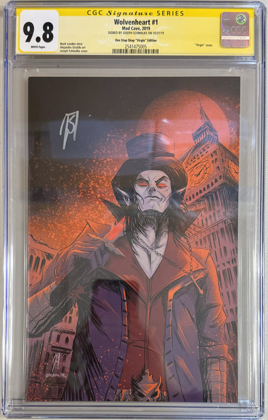 Wolvenheart #1 Joseph Schmalke Exclusive Virgin Variant - CGC Signature Series 9.8