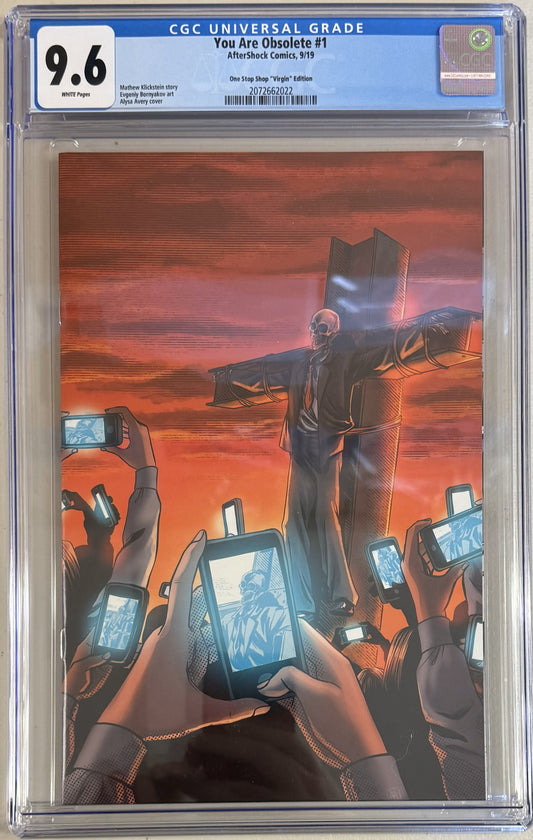 You Are Obsolete #1 Alysa Avery Virgin Exclusive Variant - CGC Graded 9.6