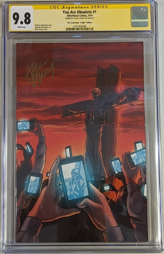 You Are Obsolete #1 Alysa Avery Virgin Exclusive Variant - CGC Graded 9.8