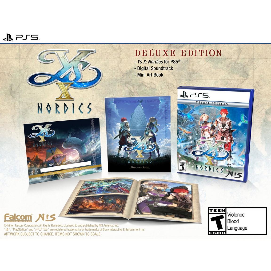 Ys X: Nordics [Deluxe Edition] - (NEW) (Playstation 5)