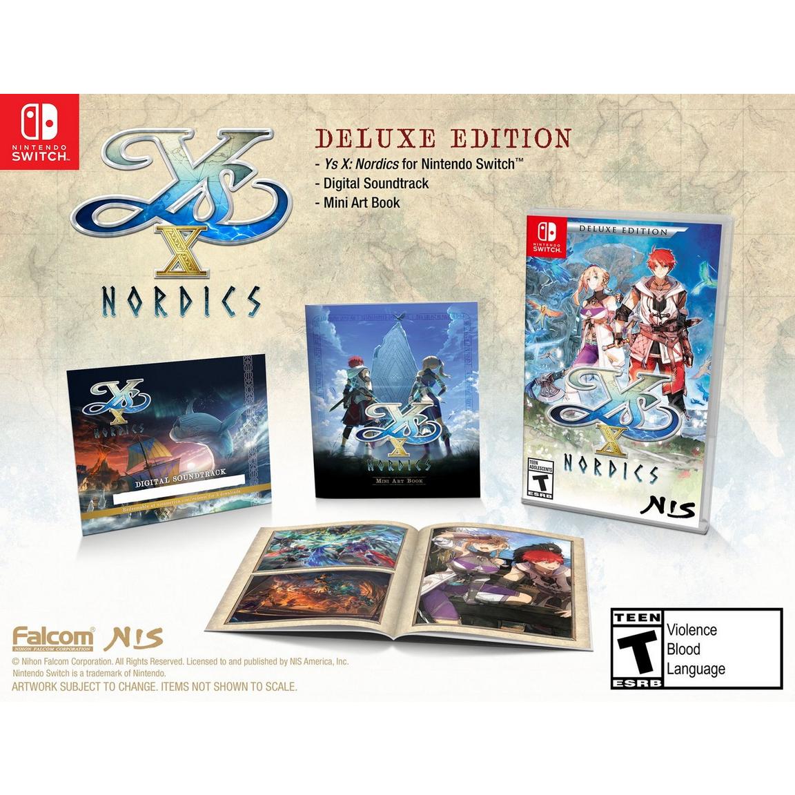 Ys X: Nordics [Deluxe Edition] - (NEW) (Nintendo Switch)