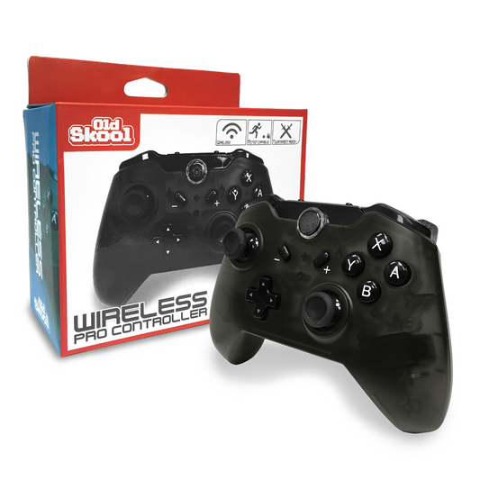 Old Skool Black Wireless Pro Controller