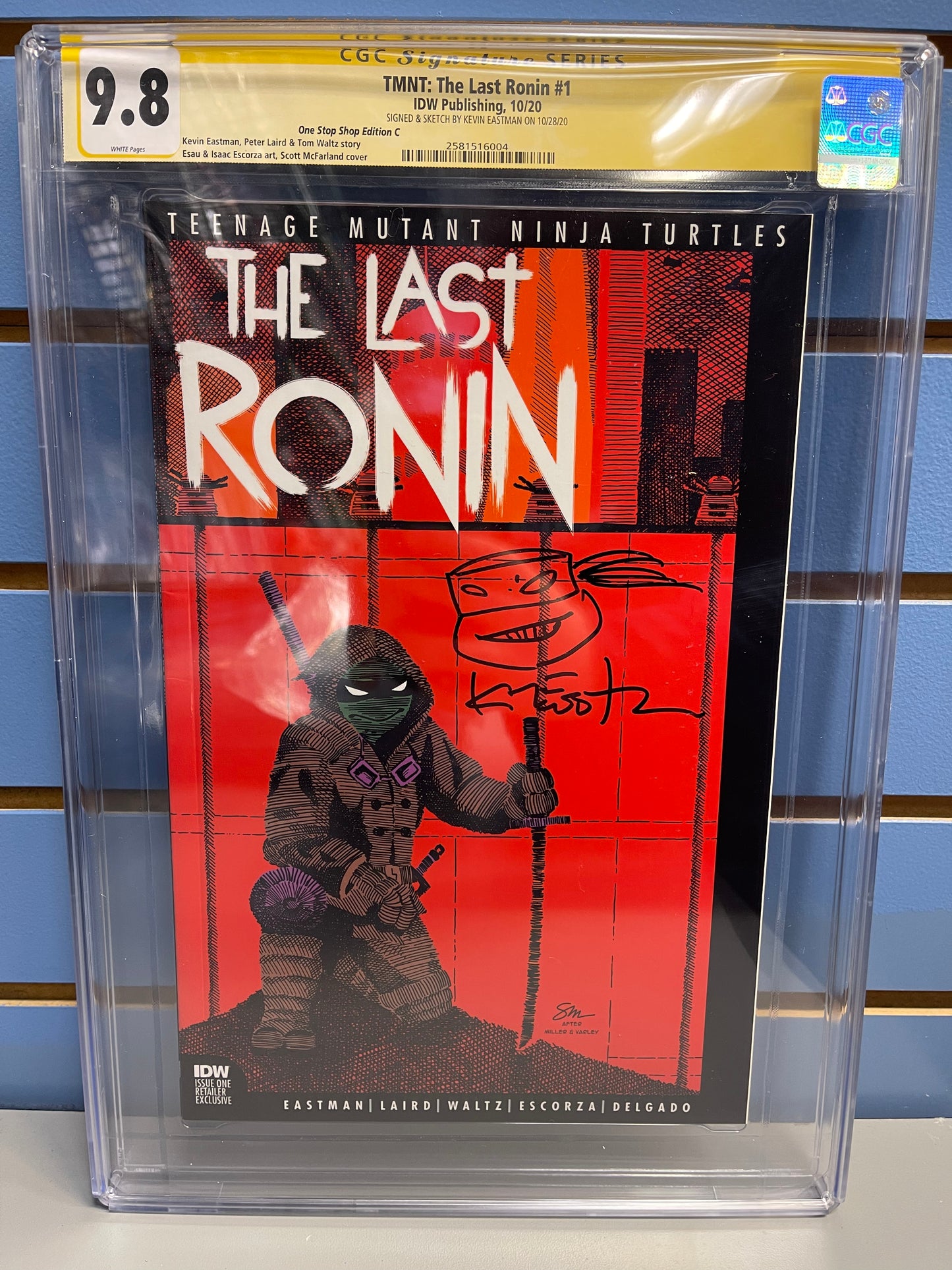 TMNT The Last Ronin #1 Scott McFarland Exclusive - CGC Signature Series 9.8