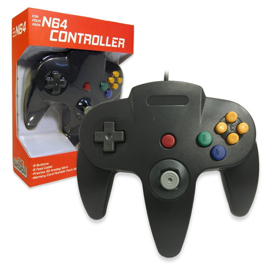 Old Skool Nintendo 64 Controller Black