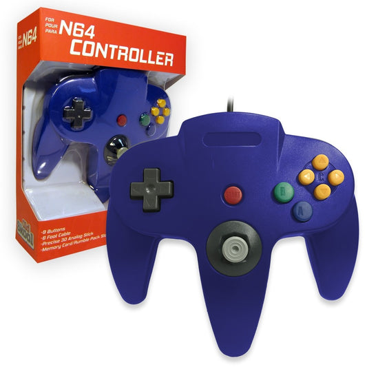 Old Skool Nintendo 64 Controller Blue