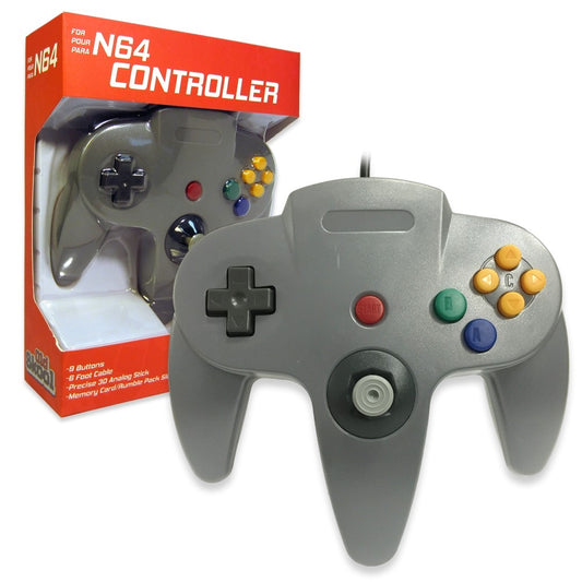 Old Skool Nintendo 64 Controller Grey