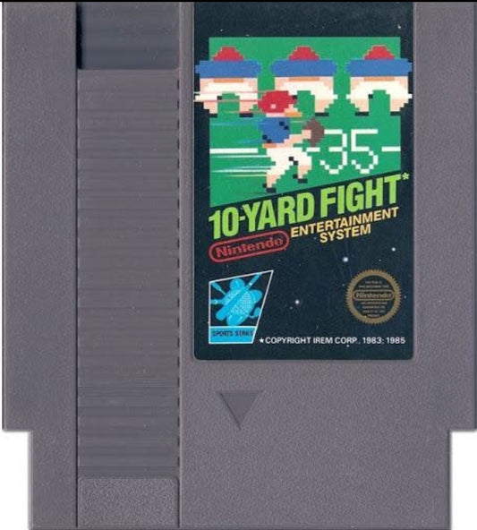 10-Yard Fight [5 Screw] - (GO) (NES)
