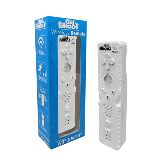 Old Skool White Wii Remote