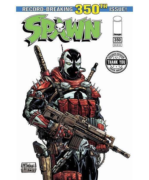 Spawn #350 Todd McFarlane One Per Store Thank You Variant