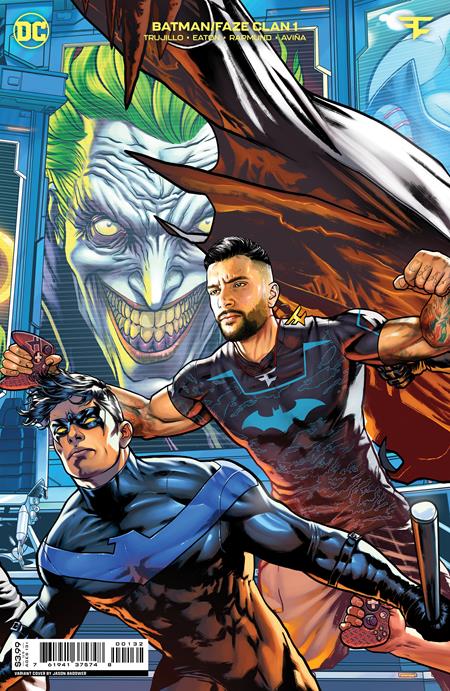 Batman Faze Clan #1 (One Shot) Cvr C Jason Badower Connecting 2 Nightwing Var (03/29/2022) - The One Stop Shop Comics & Games