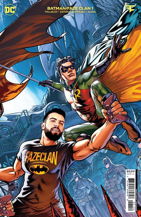 Batman Faze Clan #1 (One Shot) Cvr E Jason Badower Connecting 4 Robin Var (03/29/2022) - The One Stop Shop Comics & Games