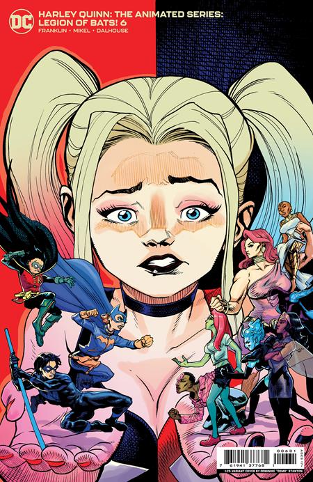 Harley Quinn The Animated Series Legion Of Bats #6 (Of 6) Cvr C Inc 1:25 Dominike Domo Stanton Card Stock Var (Mr) (03/21/2023)