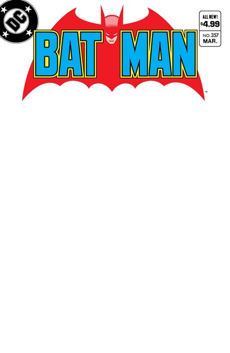 Batman #357 Facsimile Edition Blank Var Second Printing (04/18/2023)