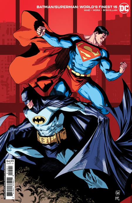 Batman Superman Worlds Finest #15 Cvr B Daniel Sampere & Bruno Redondo Card Stock Var (5/16/2023)