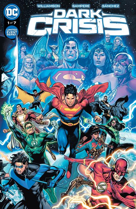 The One Stop Shop Comics & Games Dark Crisis #1 (Of 7) Cvr A Daniel Sampere Wraparound (06/07/2022) DC Comics