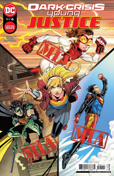 The One Stop Shop Comics & Games Dark Crisis Young Justice #1 (Of 6) Cvr A Max Dunbar (06/21/2022) DC Comics