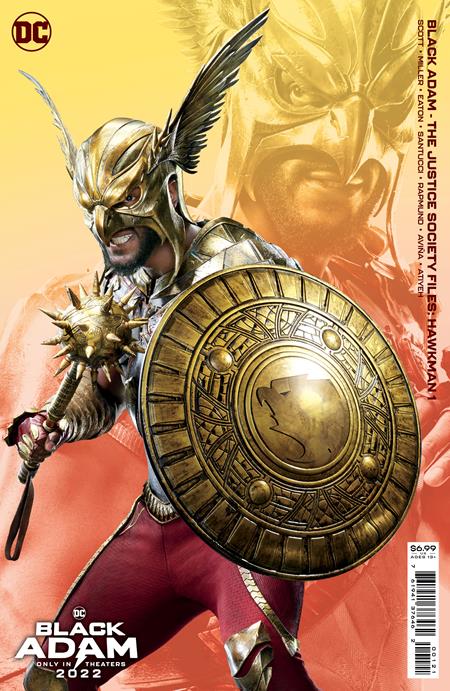 The One Stop Shop Comics & Games Black Adam Justice Society Files Hawkman #1 (One Shot) Cvr B Photo Card Stock Var (07/05/2022) DC Comics
