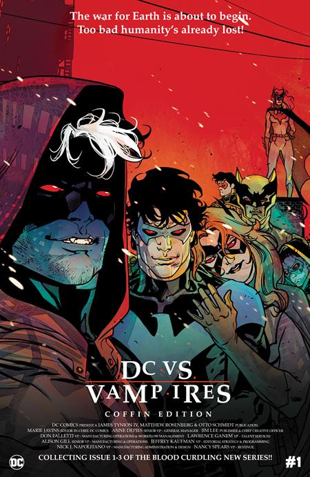 The One Stop Shop Comics & Games DC Vs Vampires Coffin Edition #1 Cvr A Carmine Di Giandomenico (07/12/2022) DC Comics