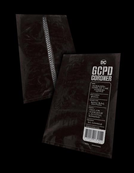 The One Stop Shop Comics & Games Dceased War Of The Undead Gods #1 (Of 8) Cvr D Francesco Mattina Body Bag Card Stock Var (08/09/2022) DC Comics