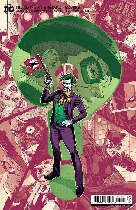 Joker Presents A Puzzlebox #3 (Of 7) Cvr B William Reilly Brown Card Stock Var (10/5/2021) - The One Stop Shop Comics & Games