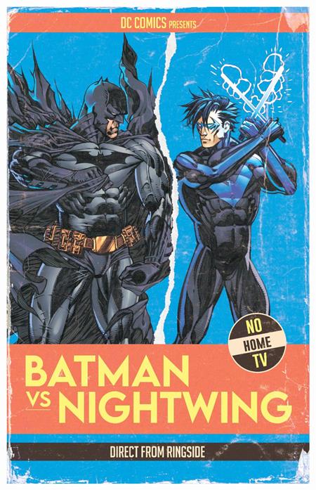 The One Stop Shop Comics & Games Batman Vs Robin #3 (Of 5) Cvr I Mario Fox Foccillo Fight Poster Batman Vs Nightwing Card Stock Var (11/8/2022) DC Comics