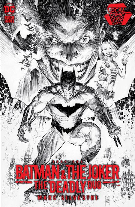 The One Stop Shop Comics & Games LCSD Batman & The Joker The Deadly Duo #1 Foil Card Stock (Mr) (11/22/2022) DC Comics