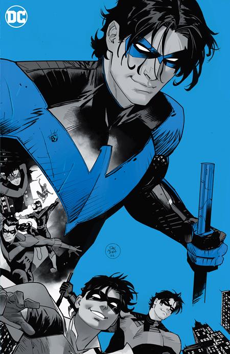 The One Stop Shop Comics & Games Nightwing #100 Cvr K Inc 1:100 Dan Mora Foil Card Stock Var (01/17/2023) DC Comics