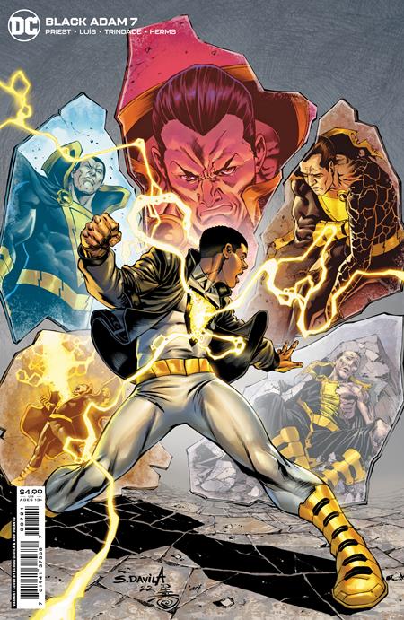 The One Stop Shop Comics & Games Black Adam #7 (Of 12) Cvr B Sergio Davila Card Stock Var (01/17/2023) DC Comics