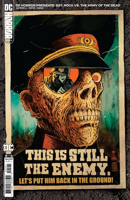 The One Stop Shop Comics & Games Dc Horror Presents Sgt Rock Vs The Army Of The Dead #5 (Of 6) Cvr B Francesco Francavilla Card Stock Var (Mr) (01/24/2023) DC Comics