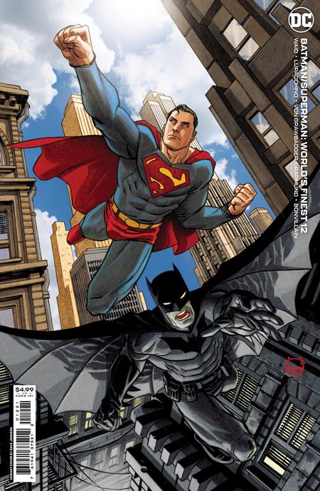Batman Superman Worlds Finest #12 Cvr B Dave Johnson Card Stock Var (02/21/2023)