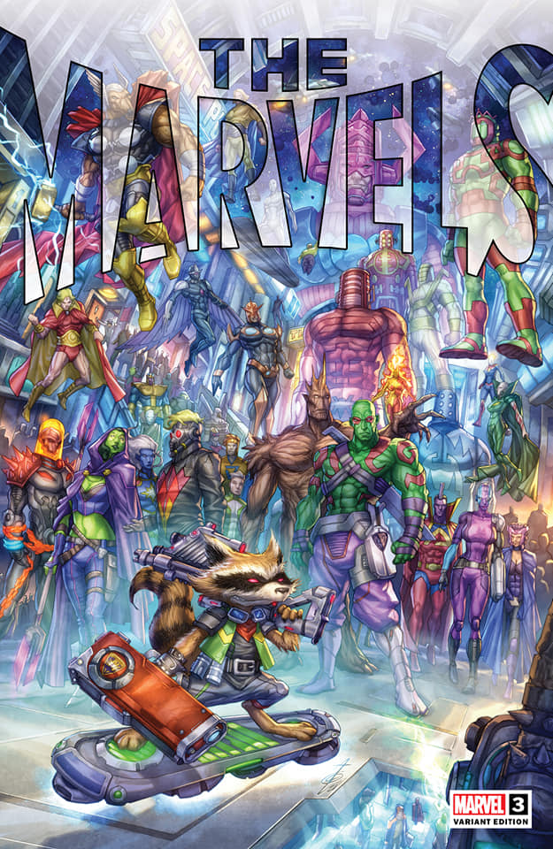 The One Stop Shop Comics & Games The Marvels #3 Alan Quah Exclusive Variant (06/30/2021) MARVEL COMICS