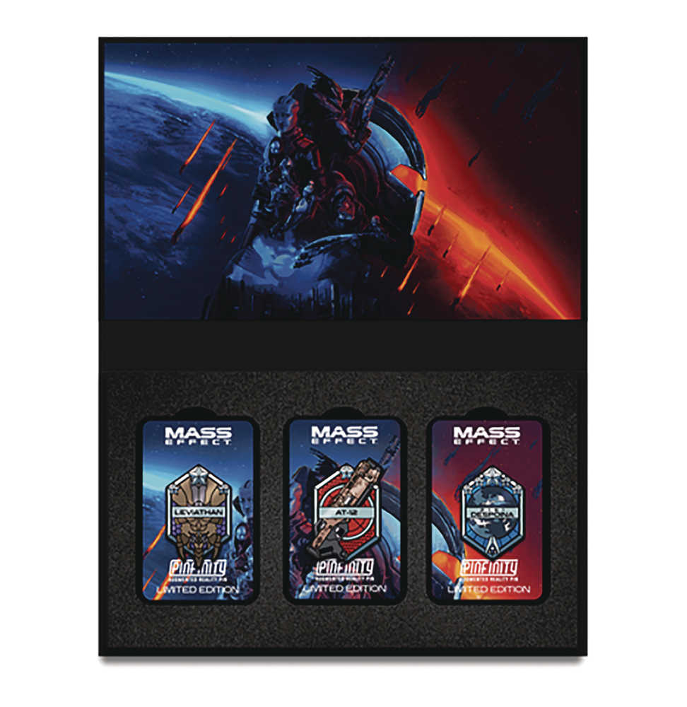 Mass Effect 3 Piece Limited Edition Art Pin Set