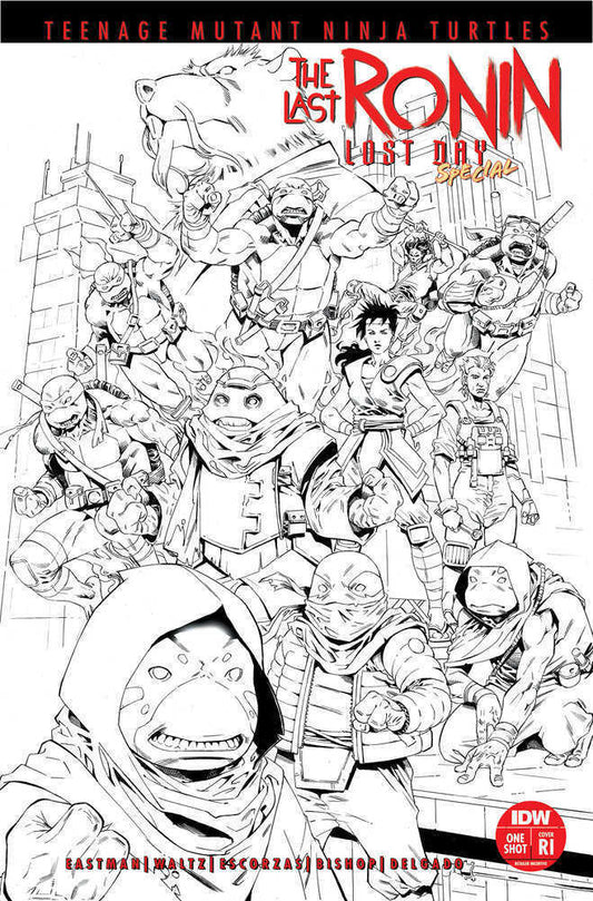 Teenage Mutant Ninja Turtles Last Ronin Lost Day Special Cover E 50 Copy Variant Edition Escorzas