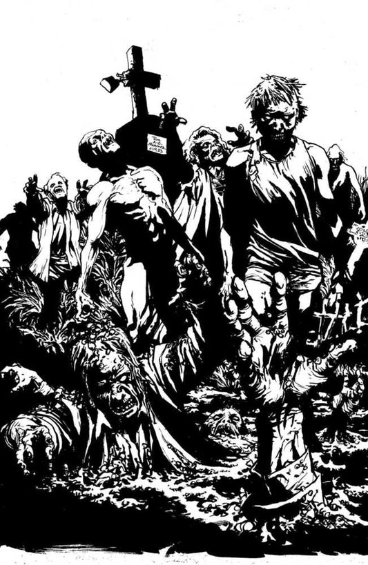 Night Of The Living Dead Kin #1 Cover D Martinez Black & White Limited Edition