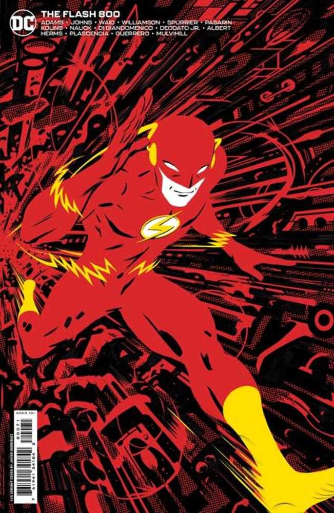 Flash #800 Cover I 1 in 25 Javier Rodriguez Card Stock Variant