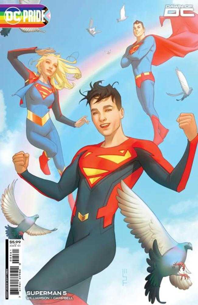Superman #5 Cover D W Scott Forbes DC Pride Card Stock Variant