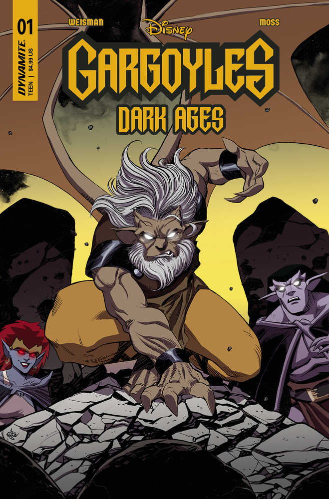 Gargoyles Dark Ages #1 Cover I 10 Copy Moss Original